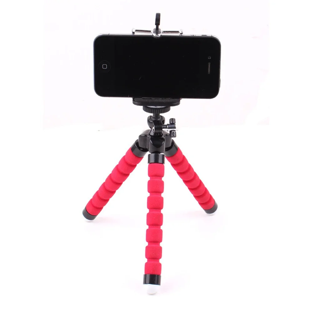 Colors Phone Holder Flexible Octopus Tripod Bracket Stand Mount Monopod Adjustable go pro Accessories For Mobile Samsung Camera