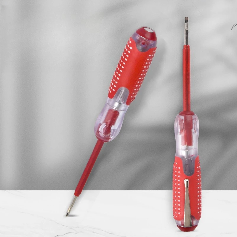 

Dual-head dual-use stylus Measurement 100-500V voltage plumber's tools 3% cross word screwdriver