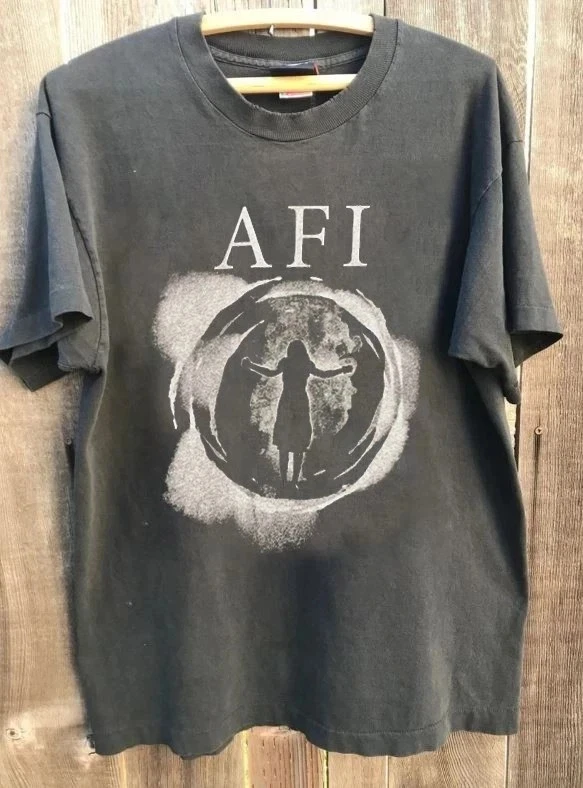 AFI T-Shirt Miss Murder rock band tee 100% cotton unisex t-shirt Vintage T Shirt Men T Shirt