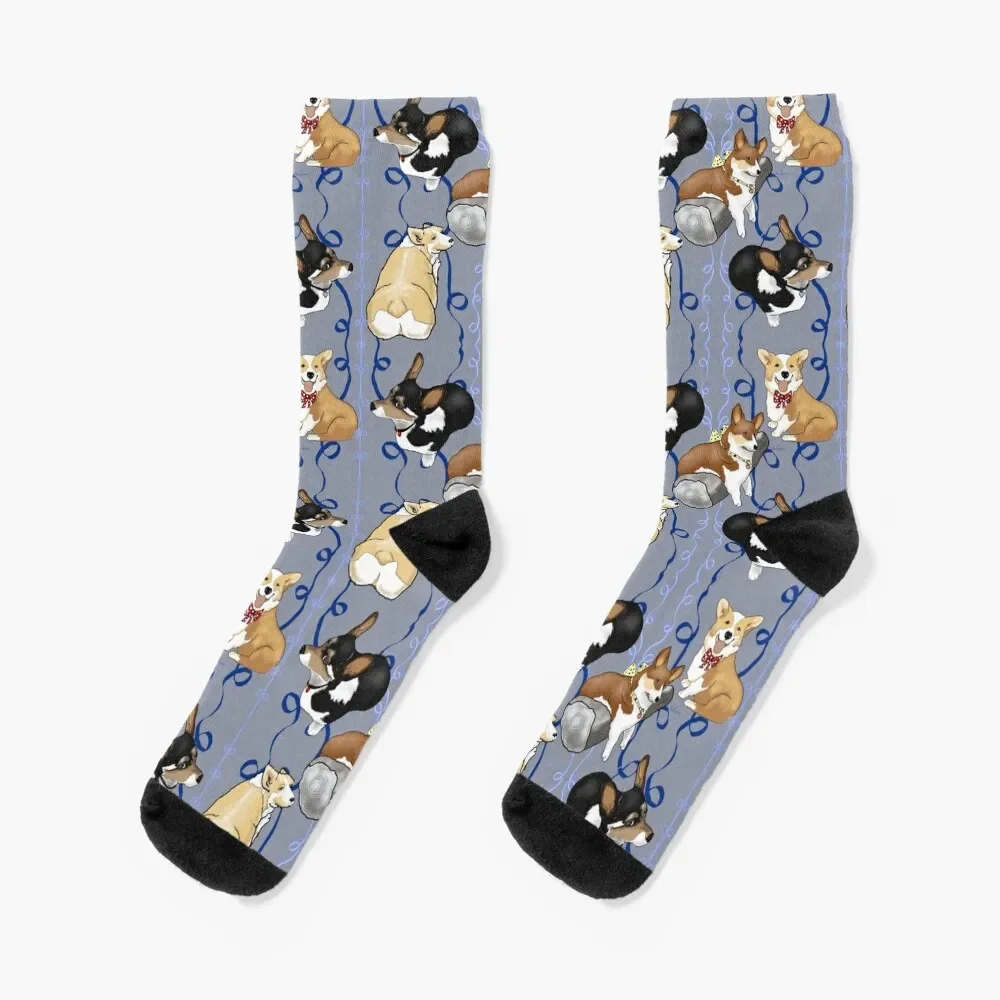 

Pembroke Welsh Corgi Fun! Socks fashionable christmas stocking hockey Socks For Man Women's