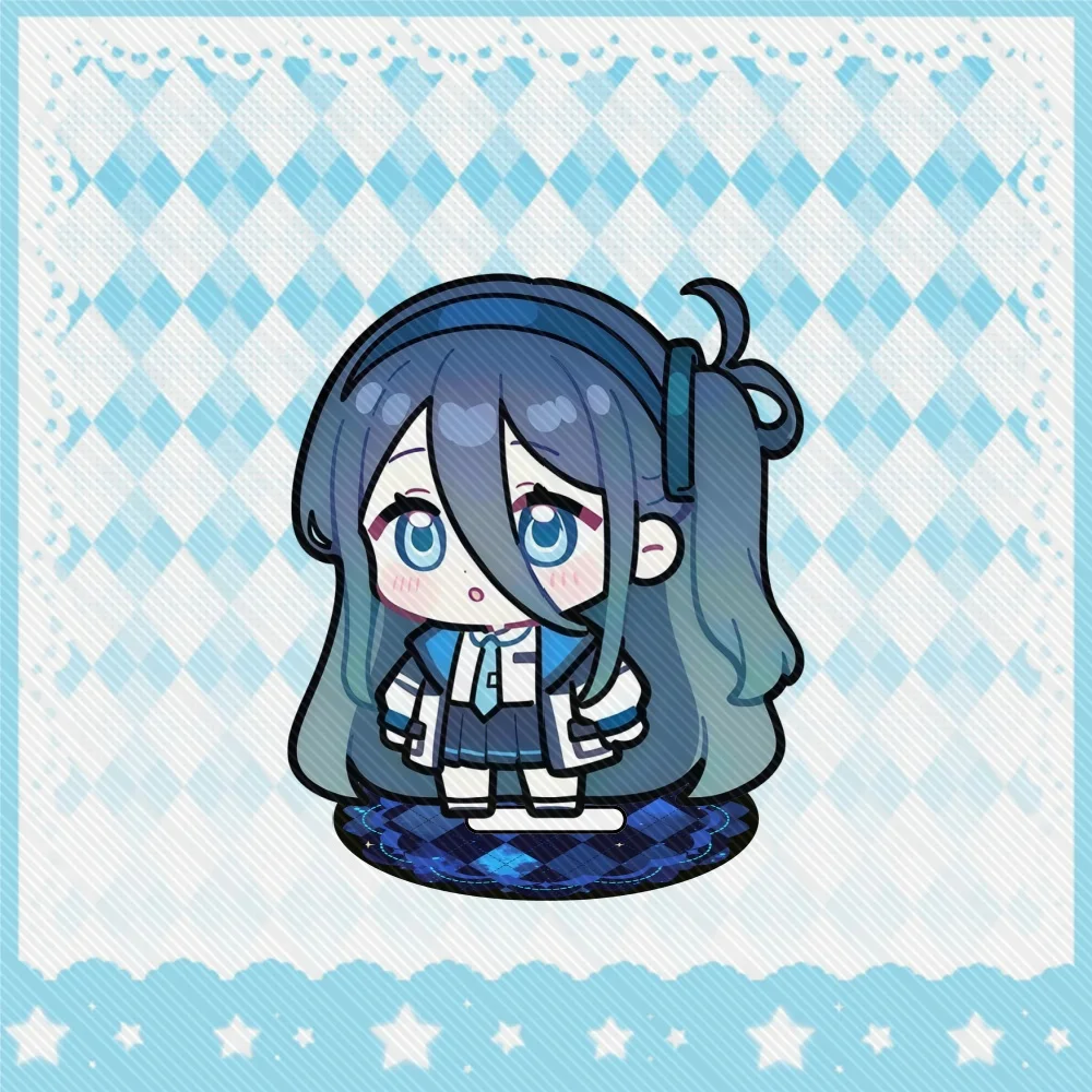 10CM Anime Blue Archive Acrylic Keychain Stand Model Ornament Accessories Goods Christmas Gifts