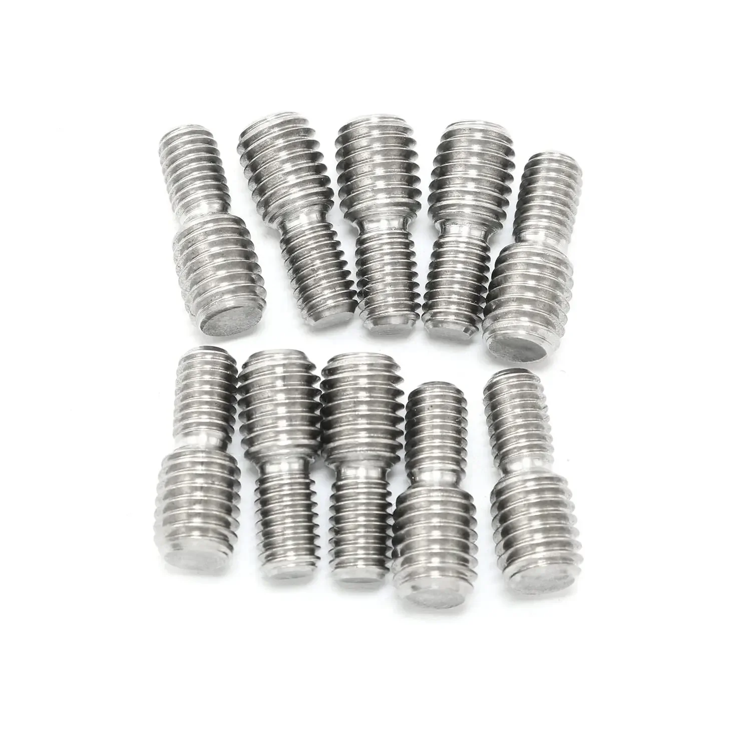 304 Stainless Steel Conversion Reducing Screws Bolt Metal Adapter Male Double-ended Headless Screw Camer Adapter Converter M3M20