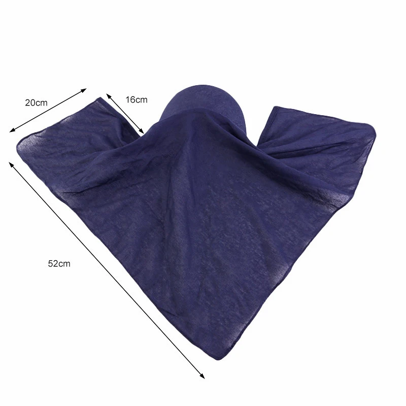 Visiera parasole in cotone per bambini Hijab Durag Pre-legato con sciarpa a tesa turbante sciarpa per la perdita dei capelli avvolgere Bandana copricapo Bonnet Fashion