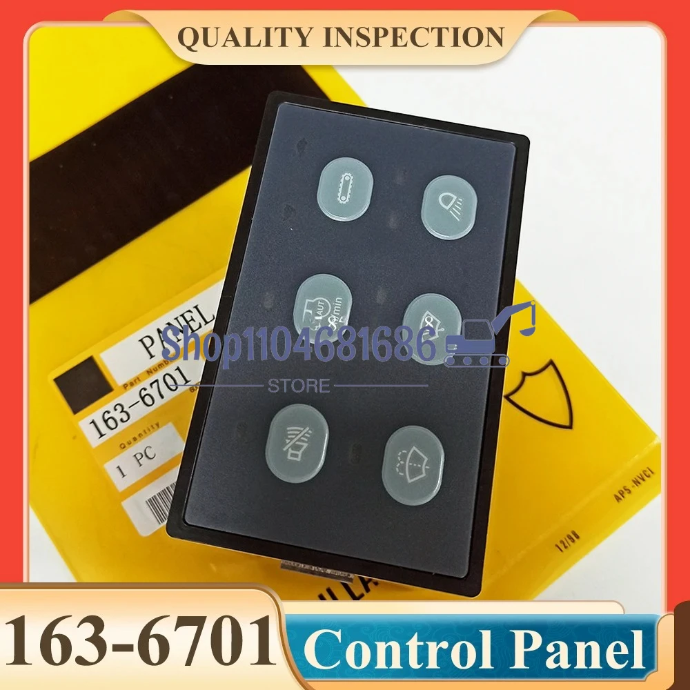 

163-6701 1636701 Excavator Headlight Wiper Controller For Caterpillar CAT320C E312C E311C Control Panel