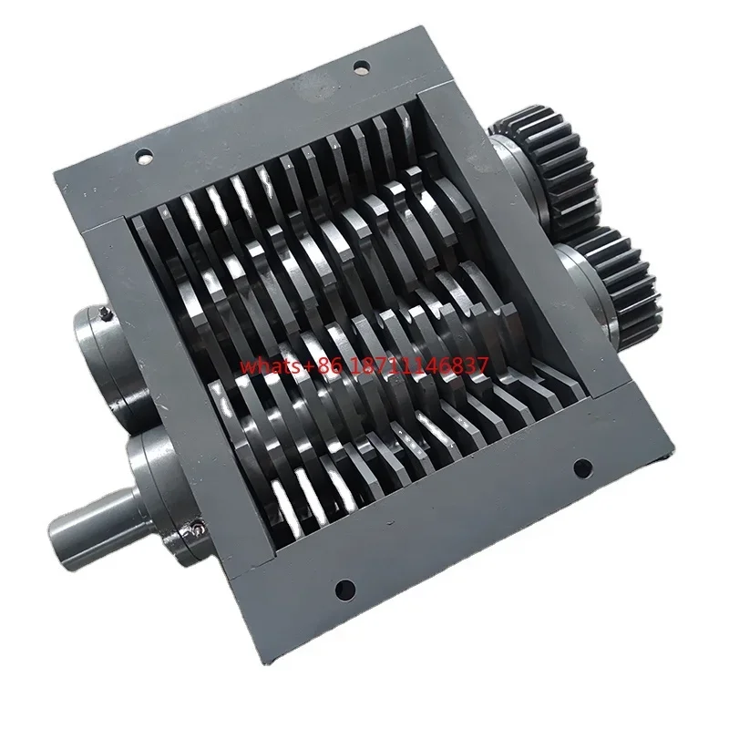 Customized double shaft metal pallet shredder machine fiber mini knife box for sale