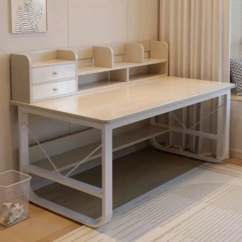 

Современные настольные компьютерные столы с выдвижным ящиком для дома, спальни, студенческого письма, учебного стола, офисная мебель, многофункциональный игровой стол