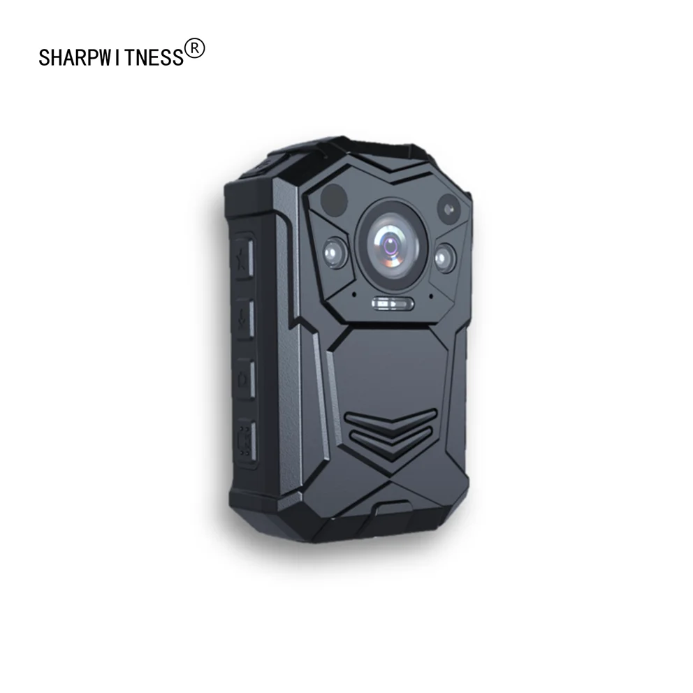 SHARPWITNESS 1080P 64GB Body Camera With 2inch Screen and Night Vision 3500mah battery for 14 Hours Recording time Mini Body Cam