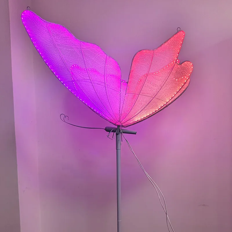 

Wedding Stage Illuminating Symphony Butterfly Street Light Decoration Hall