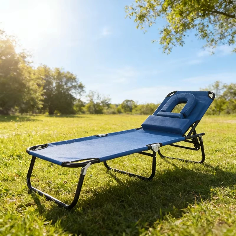Foldable Outdoor Chair Oxford Fabric Eco Friendly High Quality Portable Garden Beach Hotel Patio Use