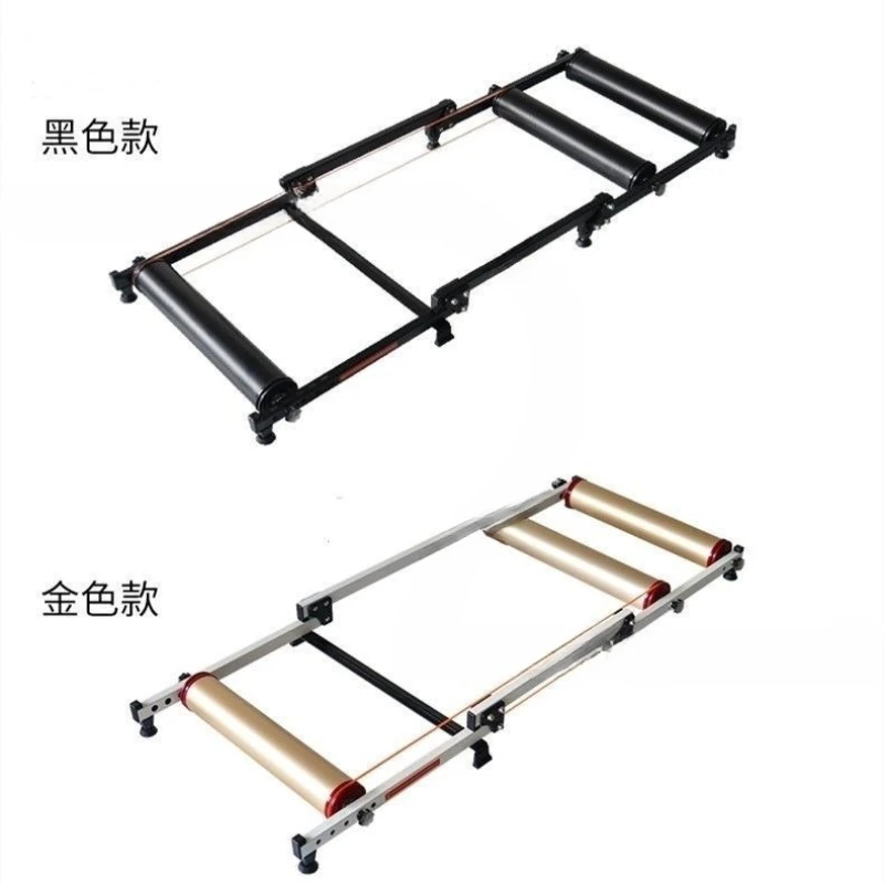 Bicycle folding roller training table, mountain bike home indoor fitness riding table