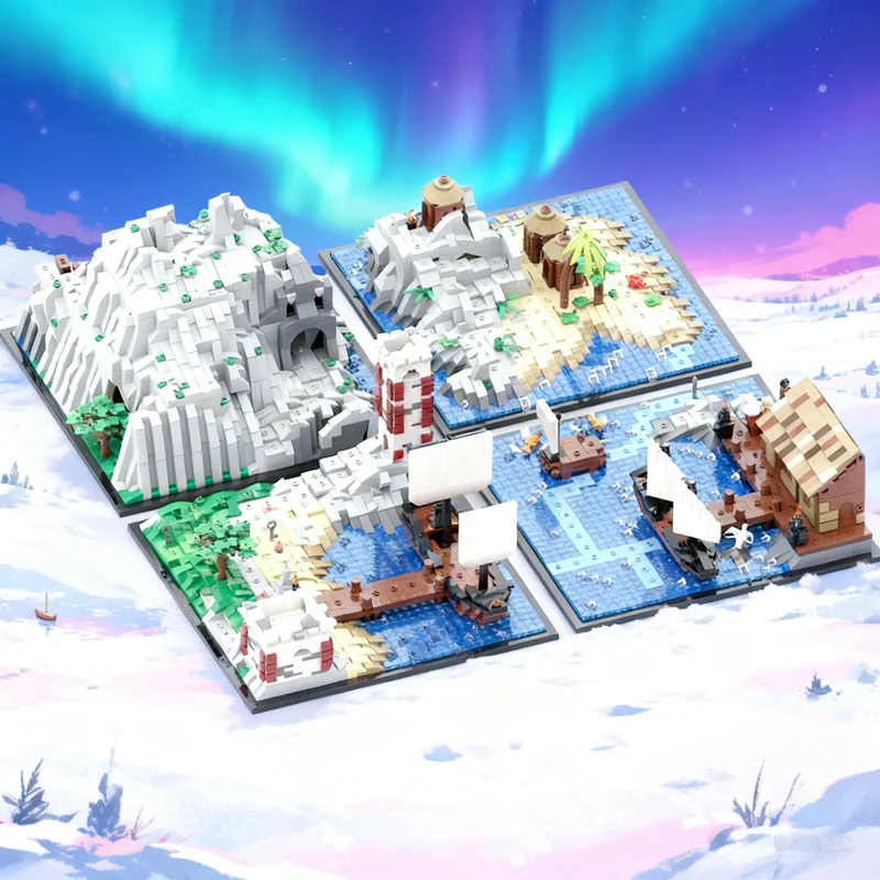 

5546 деталей MOC: Легендарная серия Heroica 1 – Игровой конструктор, креативный подарок, декор для демонстрации, сборная модель премиум-класса для взрослых и детей