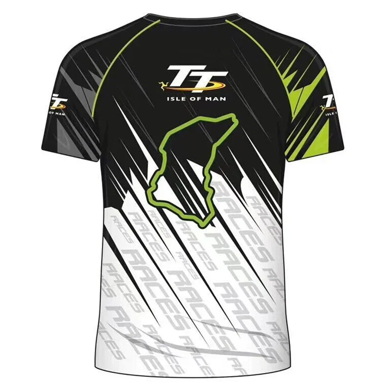 New Isle of Man TT Motorcycle Racing 3D printed T-shirt, men's lightweight comfortable breathable quick drying top, Asian size