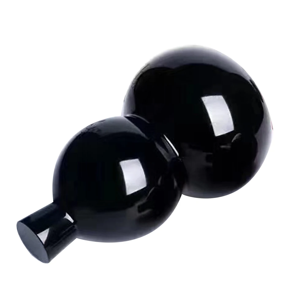 

Obsidian Gourd Ornament Modern Yoga Home nishing Decoration Black Crystal Figurine