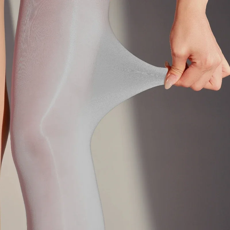 Pferdeöl Socken Sexy Strumpfhosen Strümpfe Frauen Ultradünne Aurora Pferdeöl Hohe elastische glänzende Anti-Haken Strumpfhosen Maske Strümpfe – Detail 8