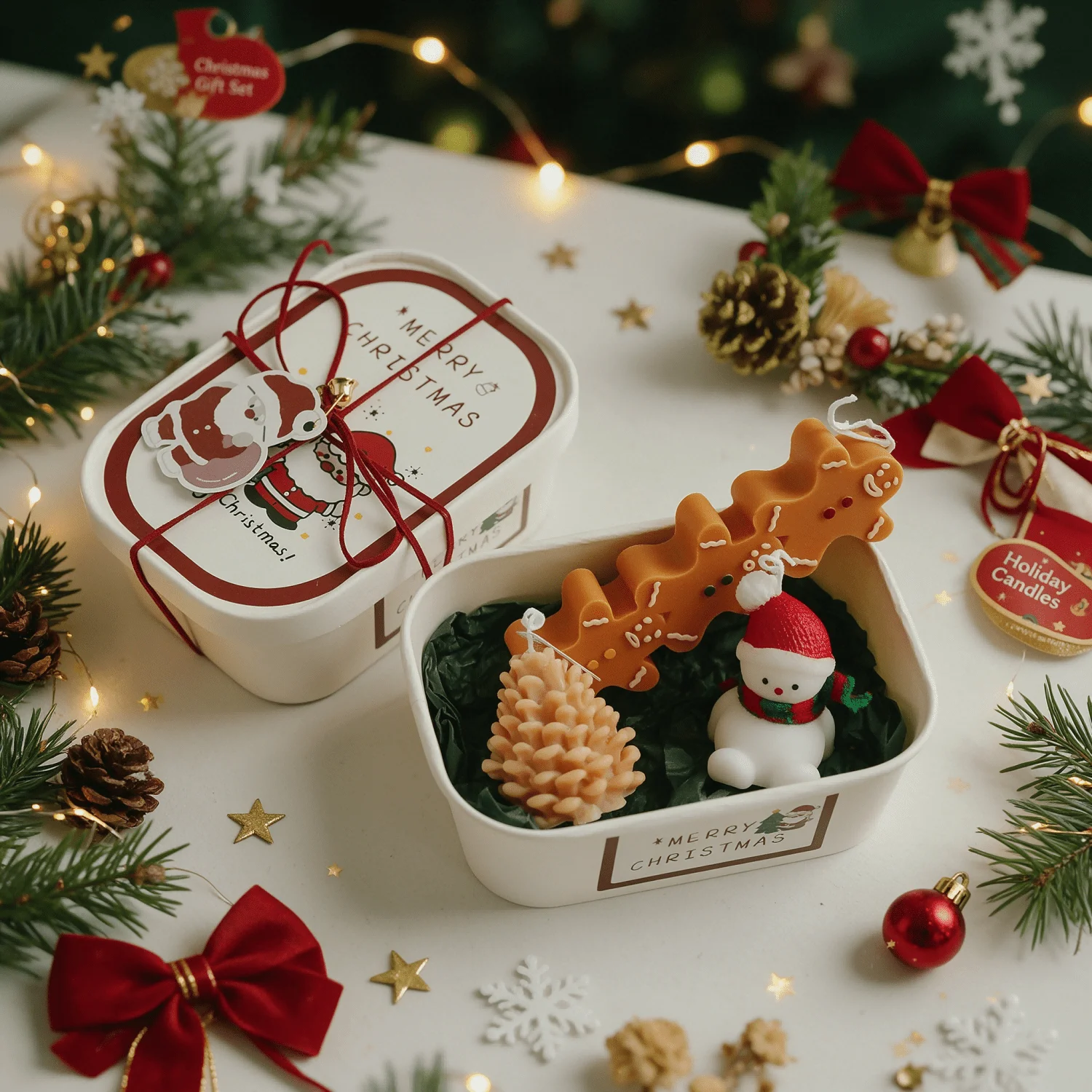 Handmade Christmas Shaped Scen - огляд і ціна Soy Wax