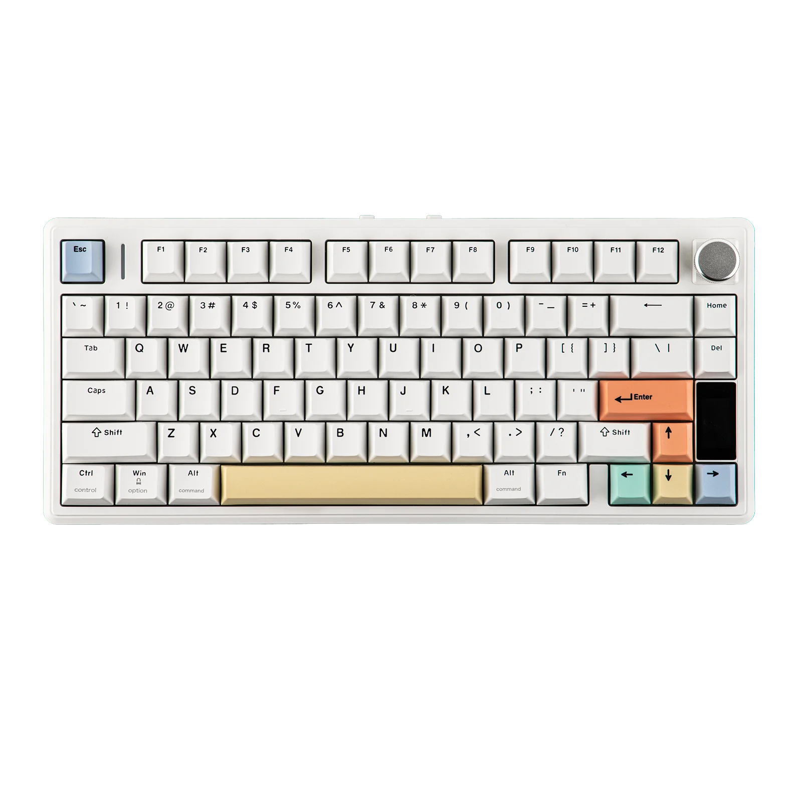 EPOMAKER TH80 V2 PRO 75% ANSI US QWERTY Layout Hot-Swap Gasket Tri-mode Wireless Mechanical Gaming Keyboard with RGB Backlight