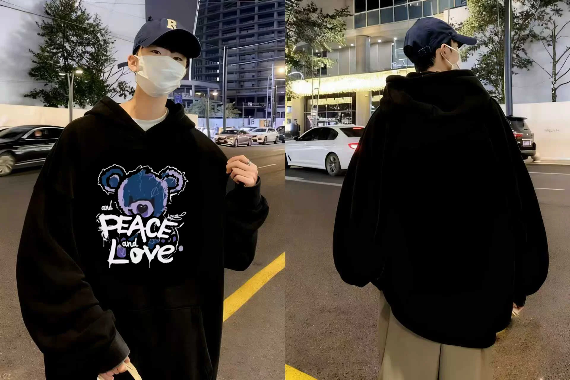 

In 2025 Y2K streetwear brand 330g heavyweight sweatshirt men's and women's streetwear brand print streetwear lil peep sweatshirt