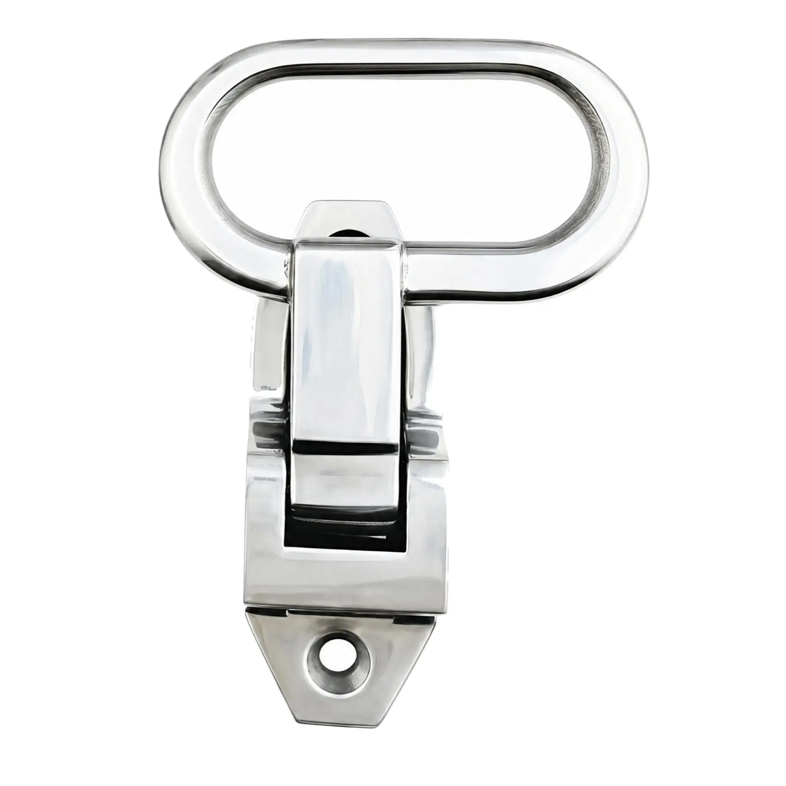Folding Access Step with Mounting Plate Folds Flat Stainless Steel Folding Step Mountable Space-Saving