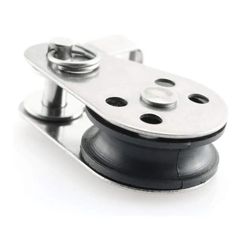 652F كاياك الوسادة العين أطقم قوارب من الفولاذ المقاوم للصدأ كتلة البكرة مع وسادة العين العالمي قوارب الكاياك الملحقات دائمة #5