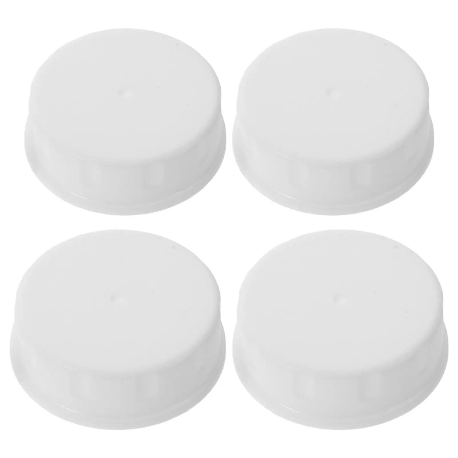 

4Pcs Milk Bottle Caps Replacement Screw- Plastic Lids for Wide Mouth Baby Bottles Travel Bottle Sealing Cap Leak Proof