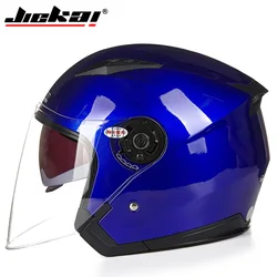 Helmet motorcycle open face capacete para motocicleta cascos para moto racing motorcycle vintage helmets with dual lens JK-516