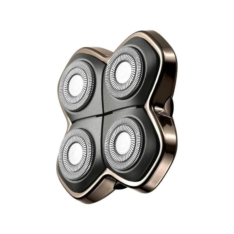 

Electric Shaver PRO 4 Head Replacement Blades For Skull Shaver Pitbull, Butterfly Kiss Pro & Palm Shaver - 1 Pack