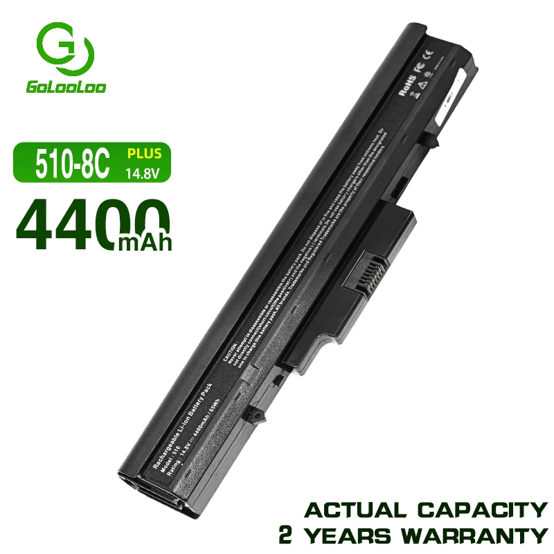 

Golooloo 8 Cells 4400mAh Battery For HP 530 510 Laptop HSTNN-FB40 HSTNN-IB44 HSTNN-IB45 440268-ABC 440704-001 HSTNN-C29C RW557AA