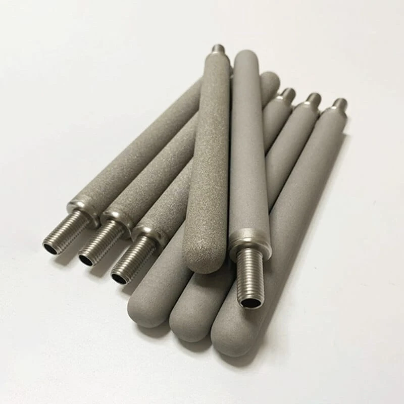 Stainless Steel & Titanium Powder Sintered Porous Filter Tube, Filter Element for Air Diffuser Application