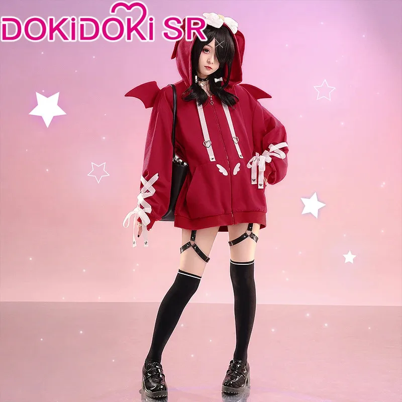 

qq28LQAme Game Needy Streamer Overload Cosplay DokiDoki-SR Ame-chan Cospaly Women Causal Wear Costume