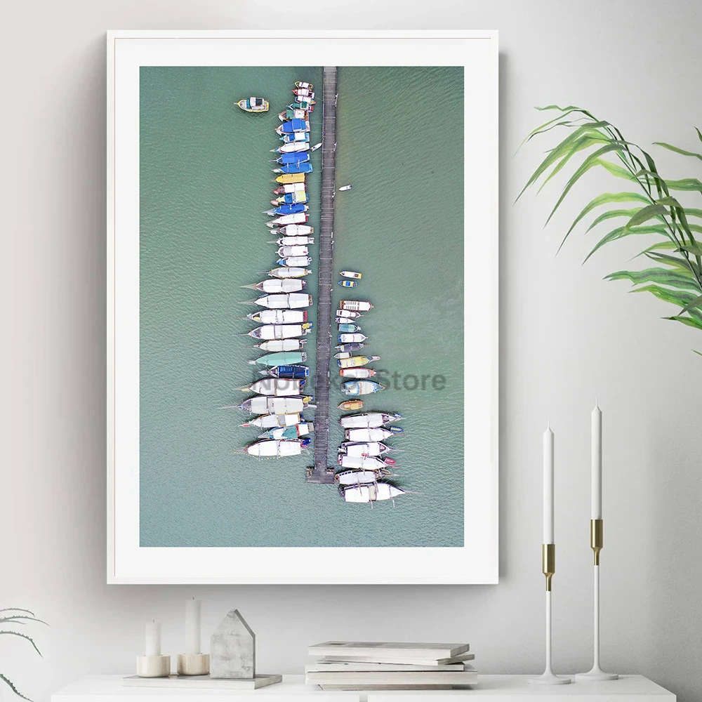 Rio de Janeiro Landscape Posters Brazil Travel Copacabana Beach Prints Canvas Painting Wall Art Pictures Home Living Room Decor
