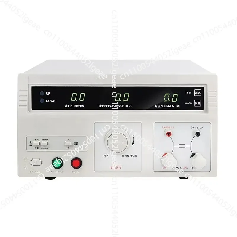 Grounding Resistance Tester, Current 0-70A, Resistance Range 10~ 600mΩ, Accuracy 5%
