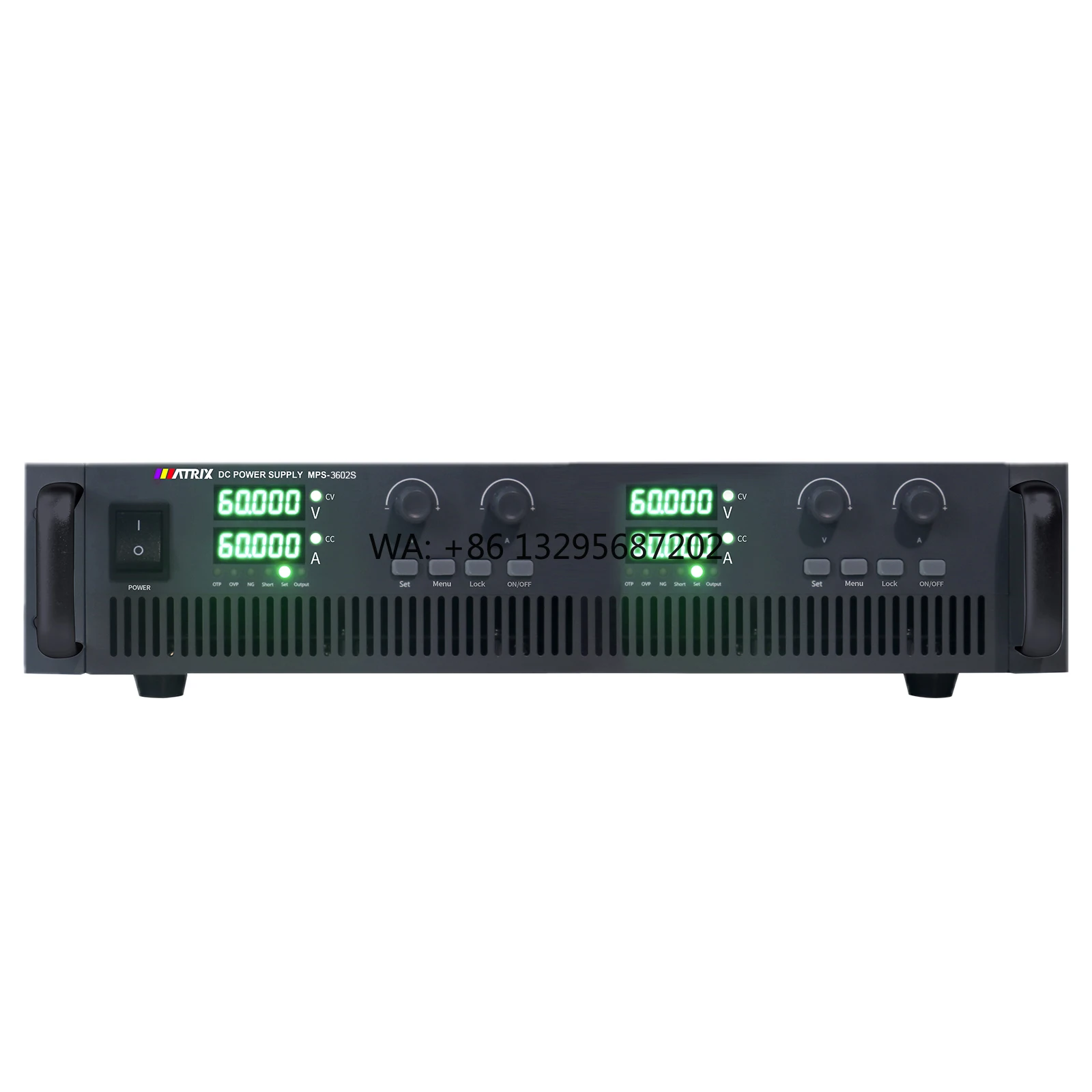 

MATRIX 3600W 150V 24A 2 channel high power desktop digital programmable DC power supply used in laboratories
