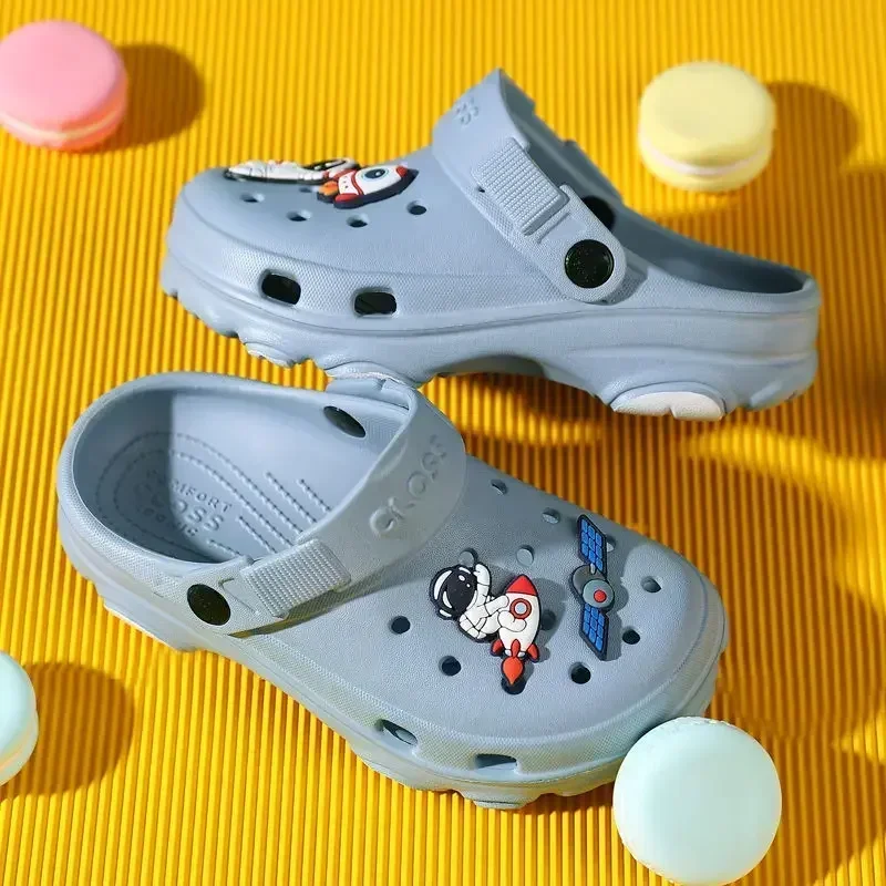 3-12y Kinderen Muiltjes & Klompen Zomer Jongens Meisjes Sandalen Cartoon 6 Kleuren Antislip Comfortabele Strand Slippers Kinderen Tuinschoenen 24