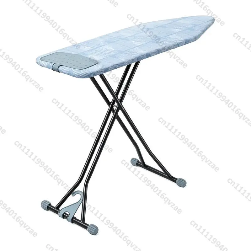 Y38 Freestanding Ironing Board Heat-resistant Cover Steam Iron Holder Non-slip Legs Foldable Small Household