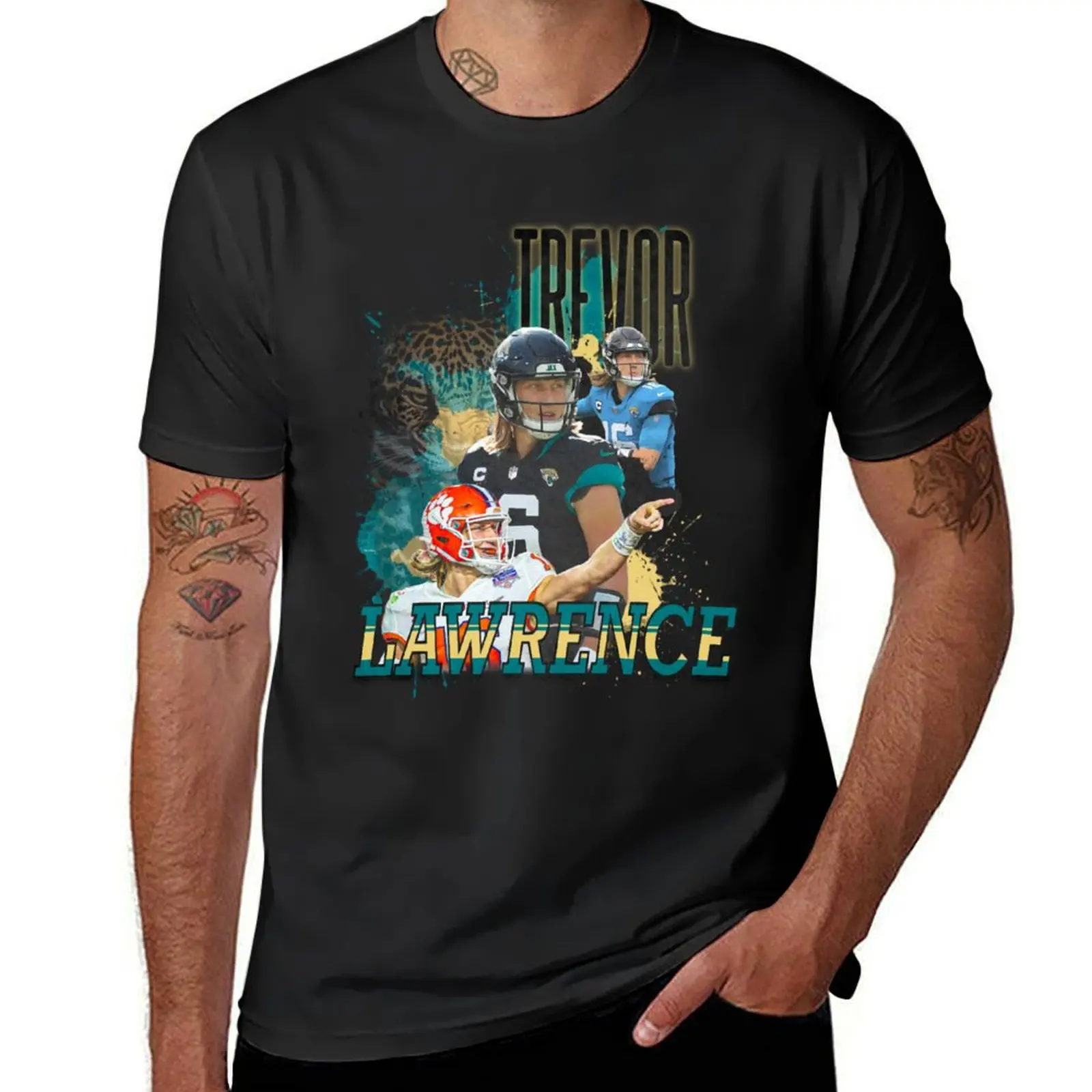 American football sports player quarterback 14 touchdown 3 T-Shirt sublime oversized anime clothes anime mens clothing