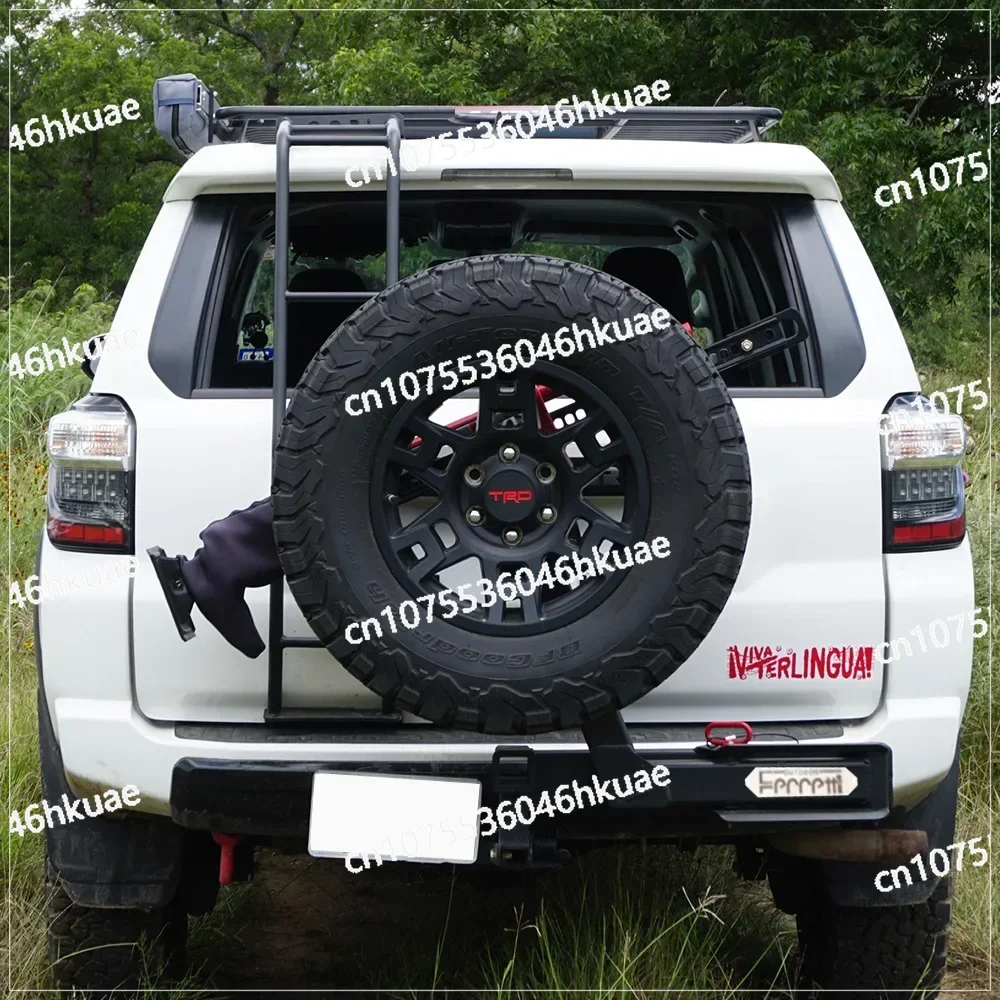 Hitch-Mounted Spare Tire Rack - Compatible with Off-Road Vehicles