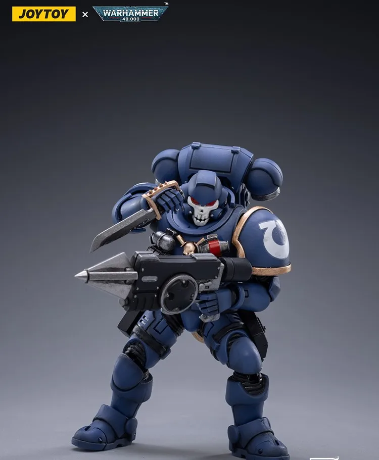 Joytoy Warhammer 1/18 figurki Ultramarines Primaris Reivers Reaver 3 zabawkowy model chłopiec prezenty 3,75 cala