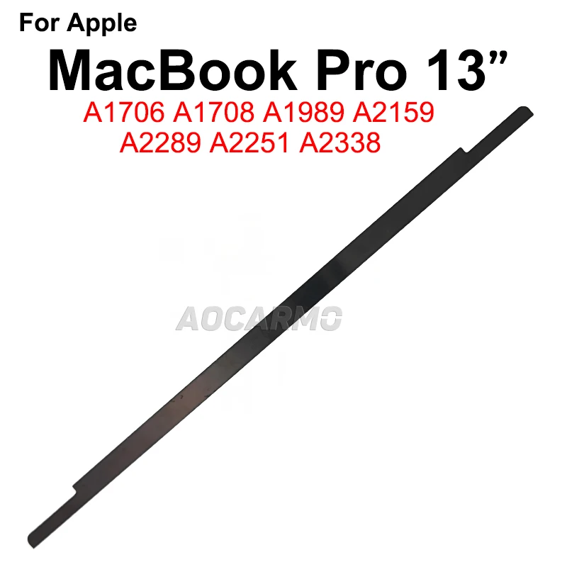 Aocarmo Do Macbook Pro 13'' A1706 A1708 A1989 A2159 A2251 A2289 A2338 Air A1932 A2337 Ramka Ekranu LCD Przednia Obudowa z Logo z Tworzywa Sztucznego — zdjęcie produktu 2