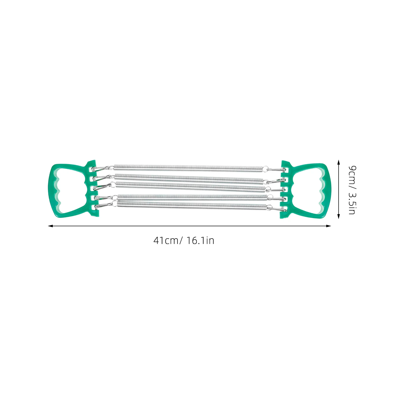 Tensor de resorte cuerda de Fitness para niños verde ligero portátil seguro resorte expansor de pecho de acero tirando