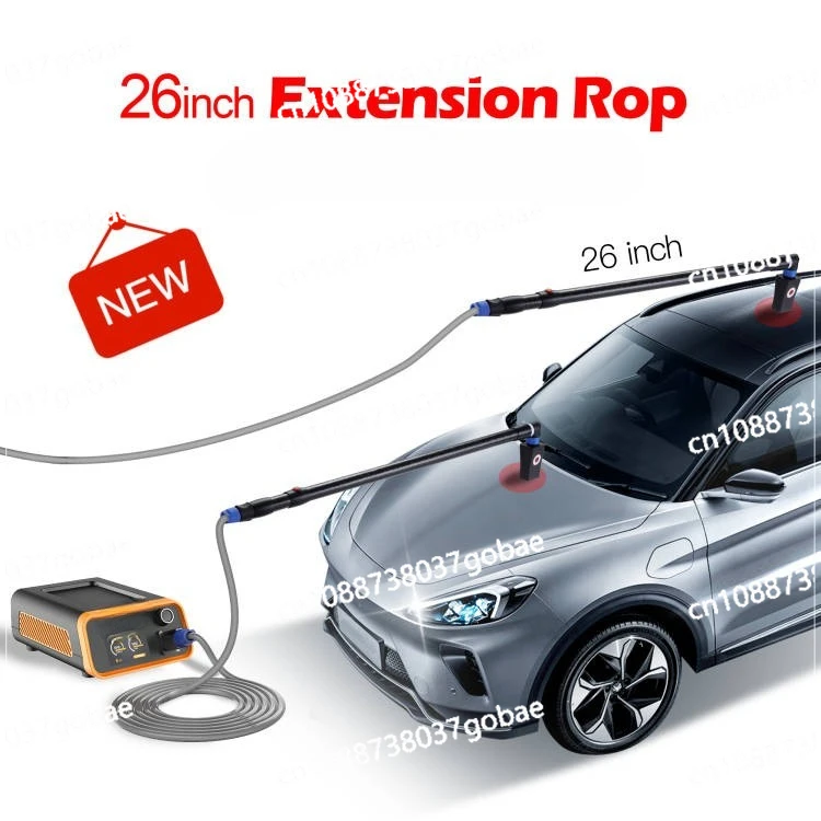 Special extension rod for depression repair machine equipment