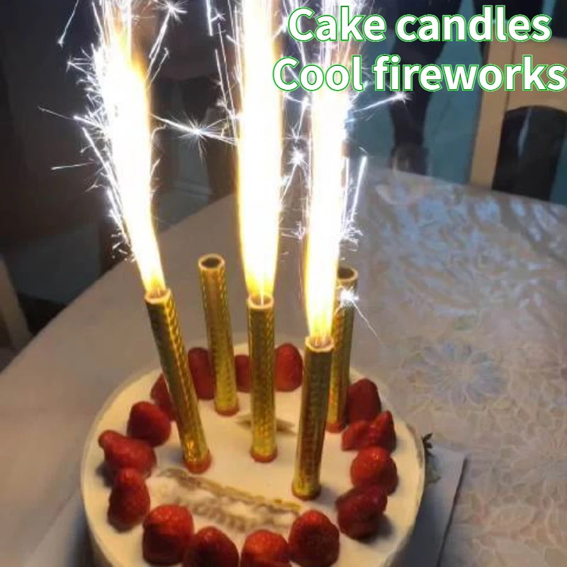 

2024 New 24/18/12/6PCS 18cm Extra Long Cake Magic Candle Birthday Party Baby Bath Cake Decoration Party Supplies