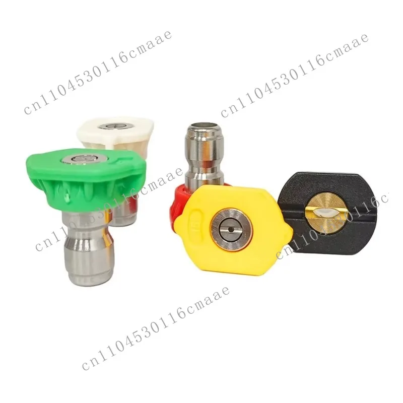 Pressure Washer Nozzle 1/4 Inch Quick Connect Stainless Steel, Fan Spray Mode Industrial Grade for Car Washes