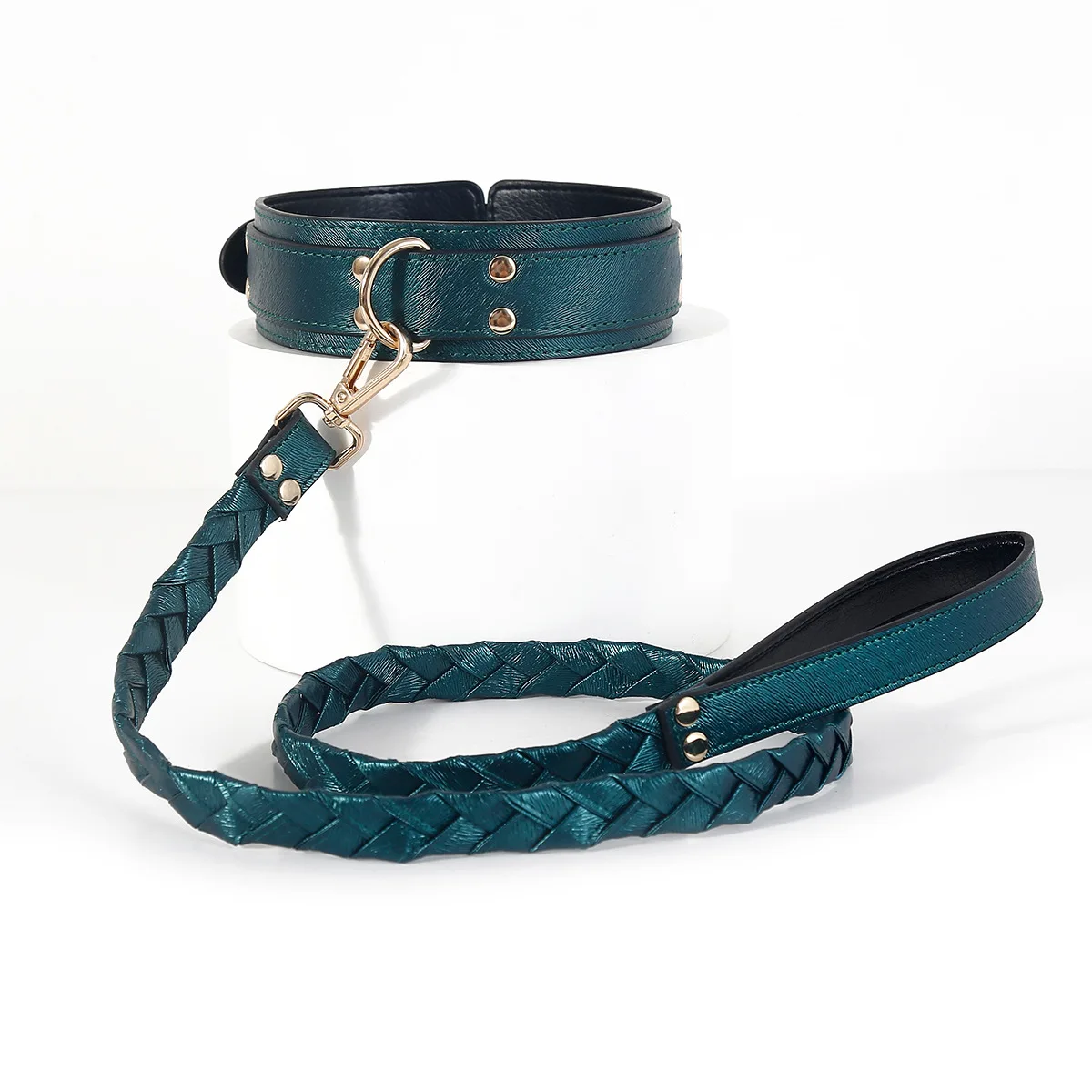 SM Slave Role Play Collar Leash with Chocker Couple Flirt Bedroom Sex Games Bondage Gear BDSM Adult Erotic Cosplay Games Sex Toy view 2