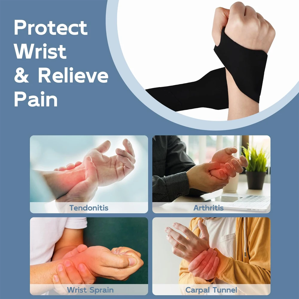 1/2Kids Wrist Brace for Night & Day Use, Adjustable Wrist Support for Carpal Tunnel, Sprain, Arthritis Pain Relief
