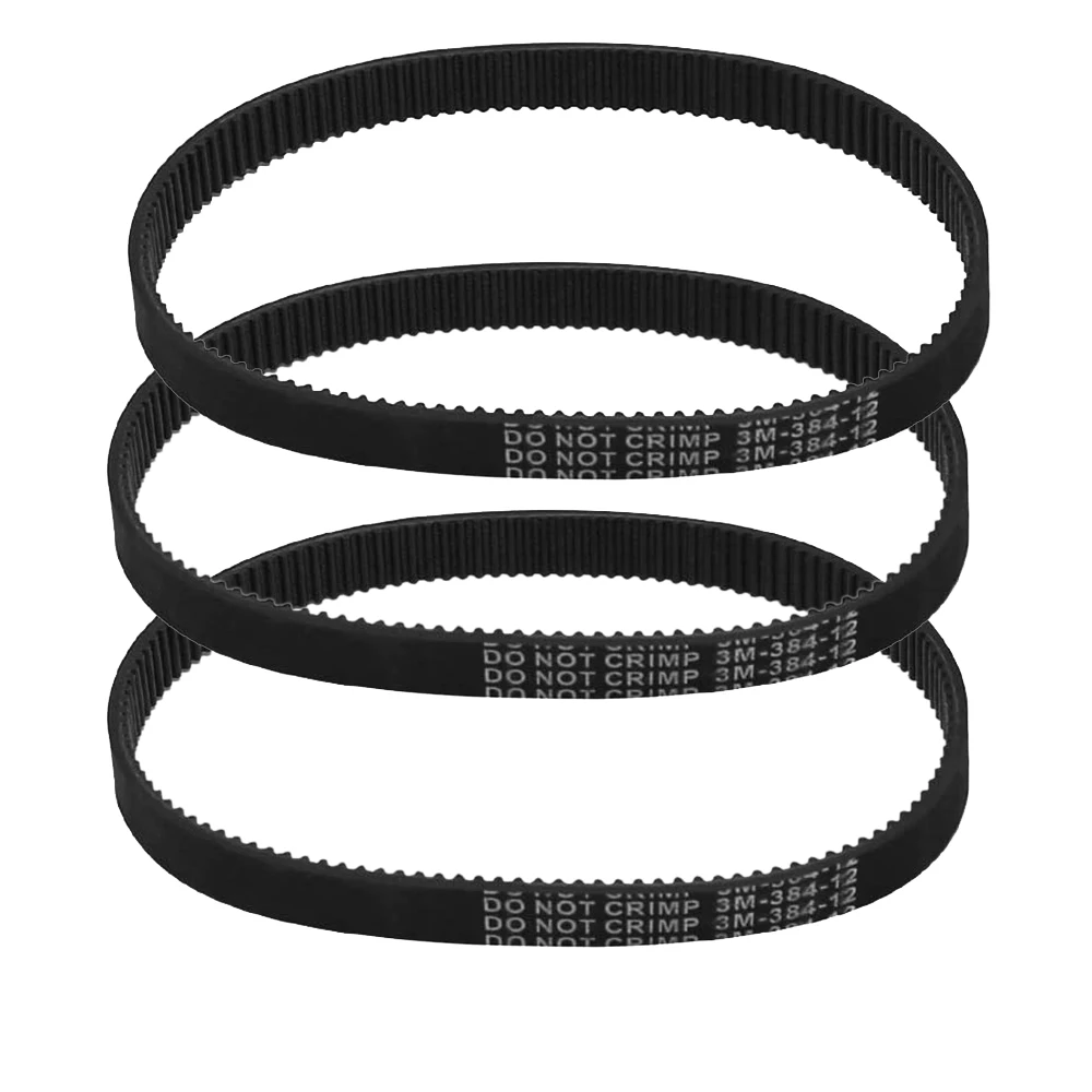 

3Pcs -384-12 Drive Belt for Electric Bike E-Bike Scooter Motorcycle