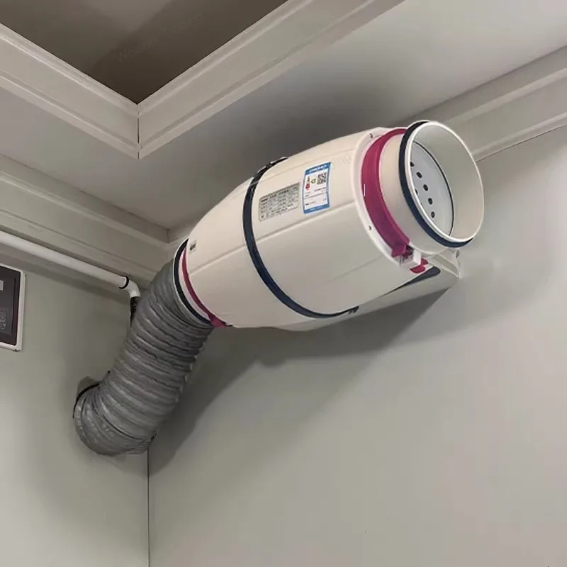 

Вентилятор для воздуховодов, ультратихий бытовой вытяжной вентилятор 468 дюймов, для спальни и кухни, мощный вытяжной вентилятор.