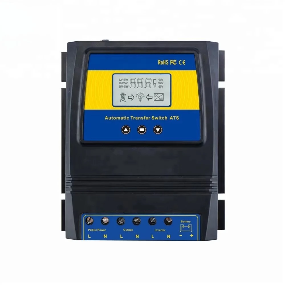 

Single Phase Power Changeover AC Switches 50 Amps ATS Automatic Transfer Switch