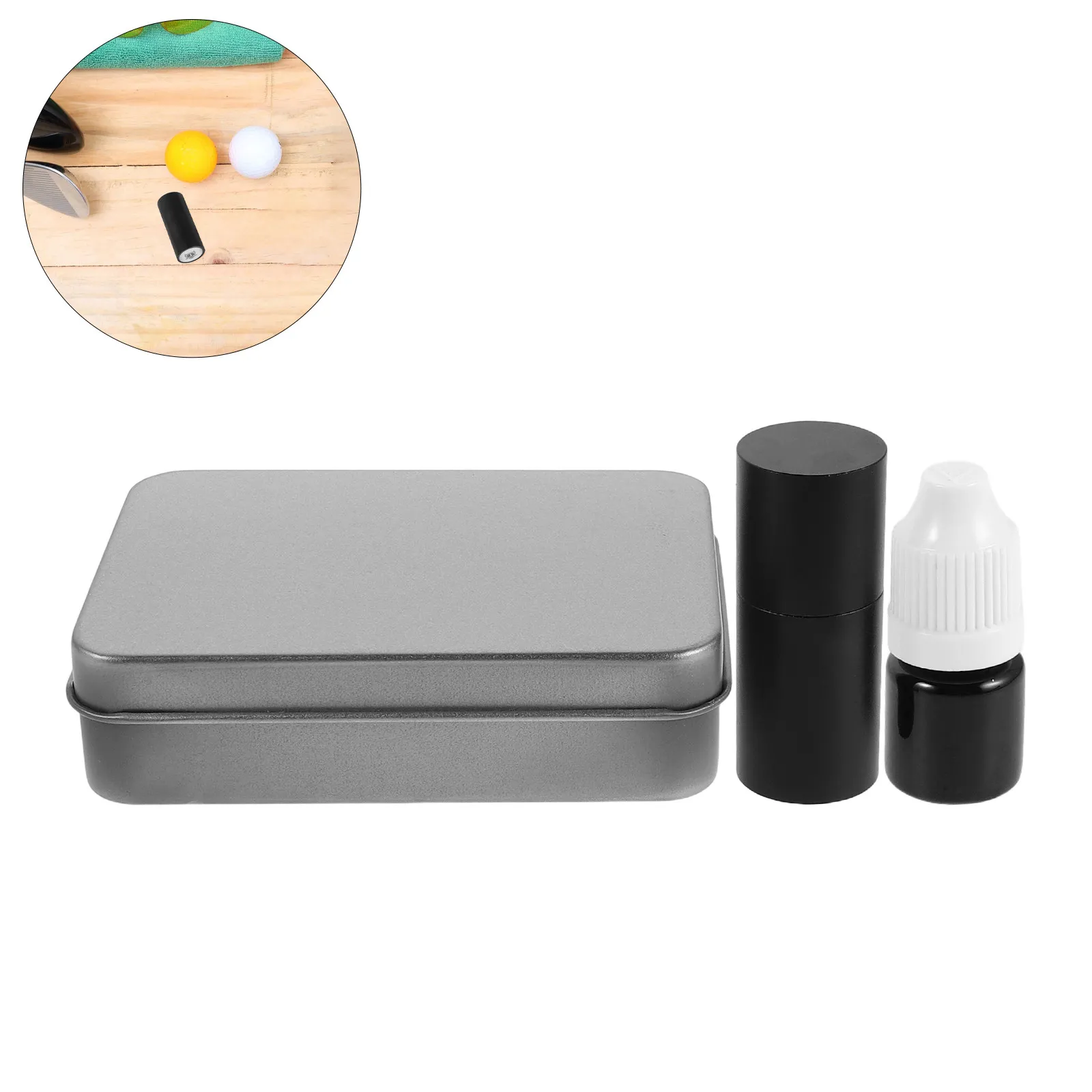Golf Ball Stamp Set High Precision Self Inking Marker Golf Accessory for Party Favors Tournament Awards
