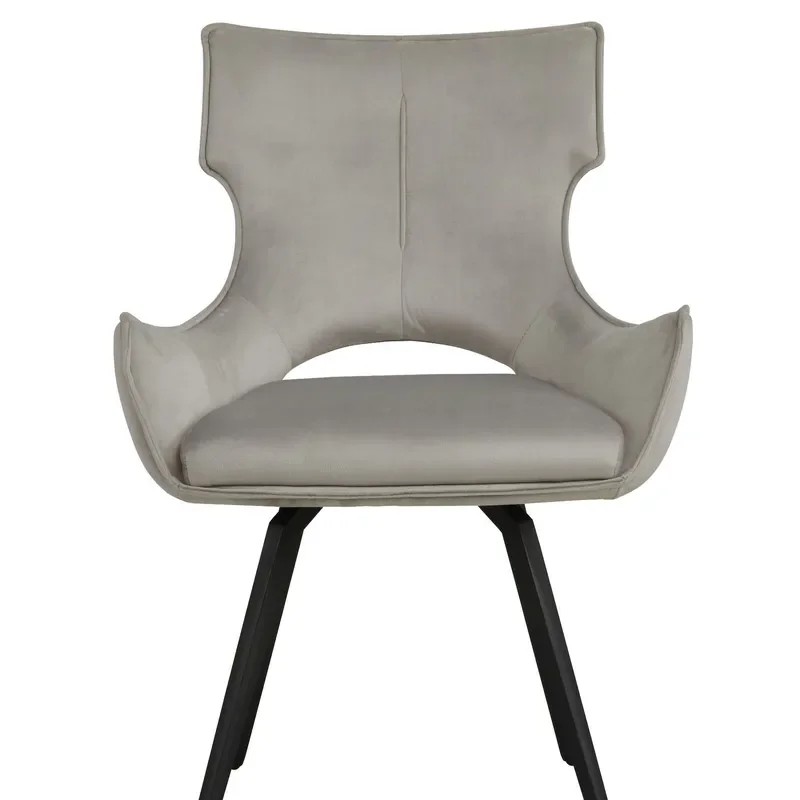 Modern Simple Rotating Dining Office Chair Household Balcony Leisure Backrest Sofa Coffee Chair