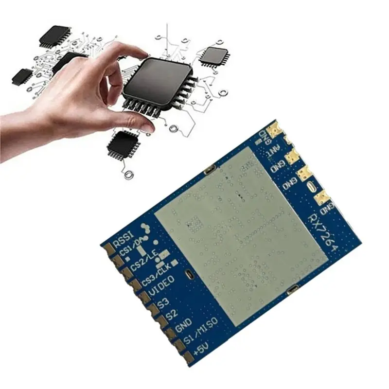 WOWFU-RX7264 7.2G 7.5G VRX FPV Analog Wireless Video Receiver Module Video Receiver RX Module